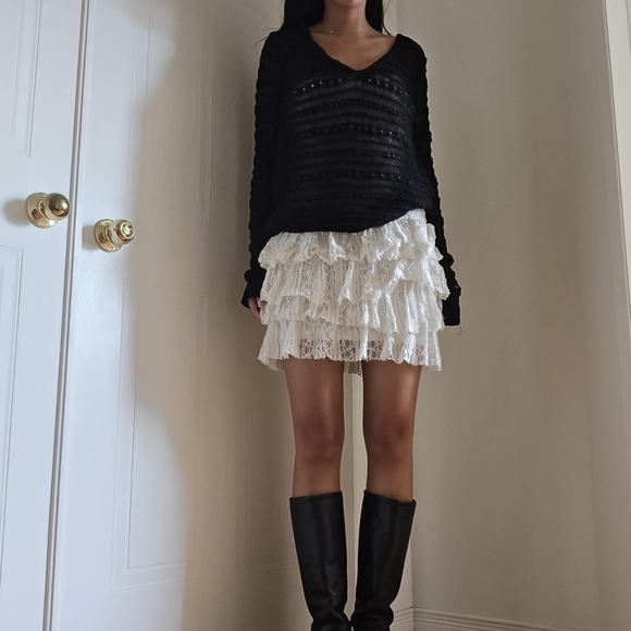 Distressed thin sweater - Picture 2 of 5